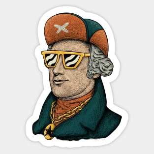 Alexander Hamilton - Totally Rad Rapper Sticker